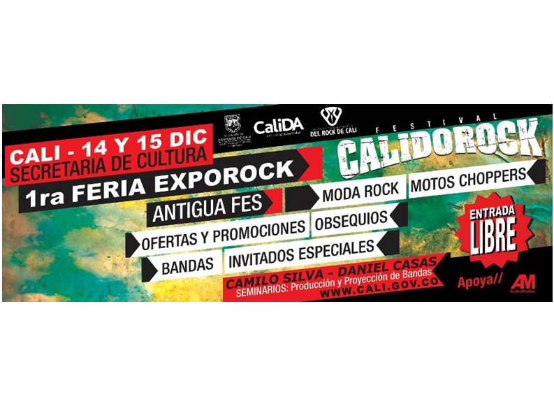 Expo-Calidorock, la feria de cultura del rock ms importante del occidente colombiano