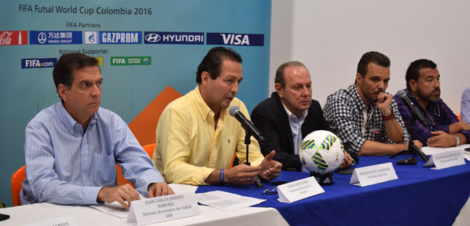 Todo listo para gozar la Copa Mundial de Ftsal de la FIFA Colombia 2016