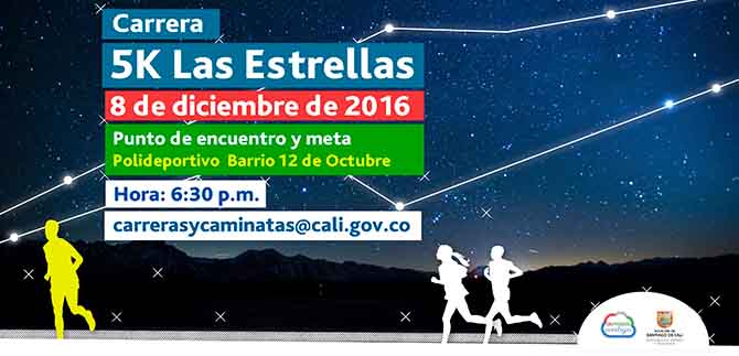 Carrera de Las Estrellas, este jueves festivo 8 de diciembre