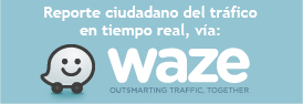 Reporte vía Waze