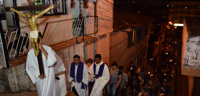 En acto litrgico Silo recuerda a las vctimas de derrumbe en esta zona