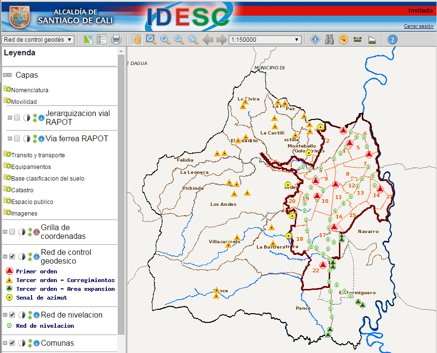 Clic aquí para consultar el mapa en el Geovisor IDESC