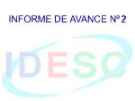 Informe Avances IDESC N 2