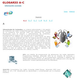 Glosario IDESC