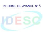 Quinto Informe de Avances de la IDESC