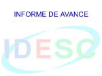 Octavo Informe de Avances de la IDESC