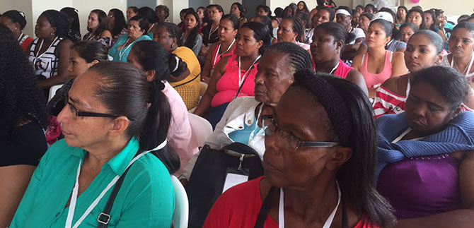 Más de 130 mujeres víctimas participaron en encuentro con enfoque de género