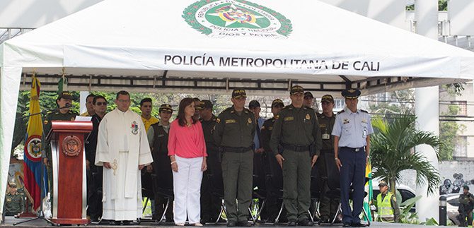 Secretaria de Gobierno reconoce labor del comandante de la Policía Metropolitana