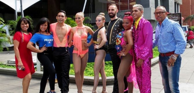 Con bailarines extranjeros se hizo la apertura del Mundial de Salsa, Cali 2016