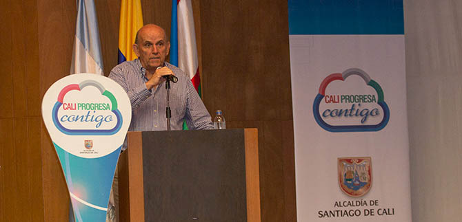 Rueda de prensa con el Alcalde y Director Nacional del SENA