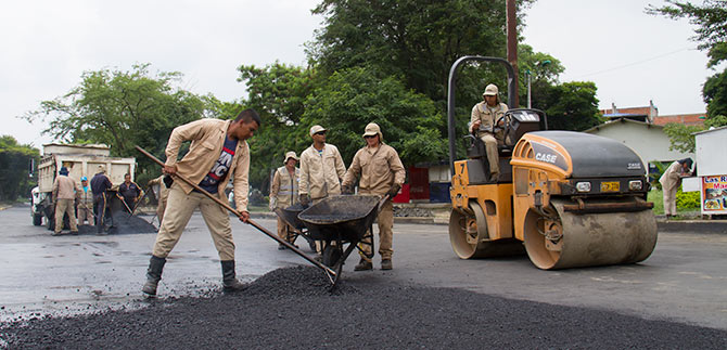 Obra del barrio Alfonso Lpez tiene un avance del 65%