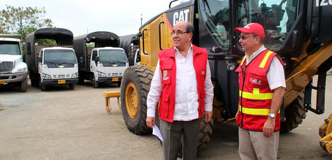 Alcalda de Cali invierte en maquinaria para fortalecer la rehabilitacin vial