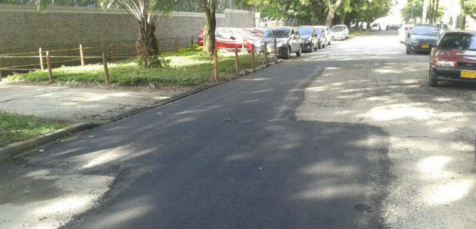 Caleos del sur resaltan labor por trabajos de reparacin de la malla vial