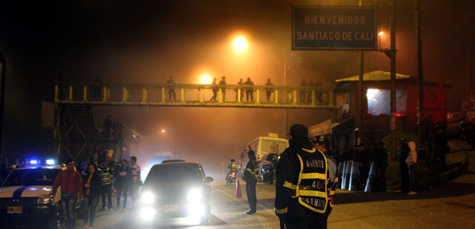 Administracin busca garantizar la seguridad en el Km 18; realiza controles con Dagua