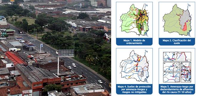 Mapas con informacin geogrfica del POT estn disponibles en el geoportal Idesc