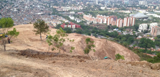 Por lluvias, se aplaza entrega del cerro de La Bandera al Municipio de Cali