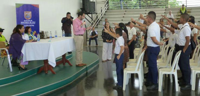 Santiago de Cali contar con 120 nuevos promotores de paz, este mircoles