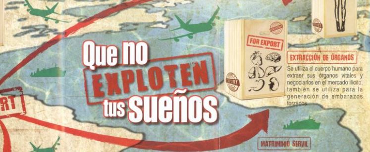 Protagonistas de Sueos de Cristal, jornada que muestra la trata de personas