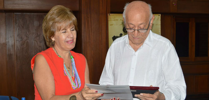 Tributo en vida al Cronista de la ciudad, Edgar Vsquez Bentez