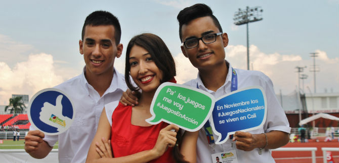 Deportistas presentes en Juegos Nacionales elogian trabajo de voluntarios caleos