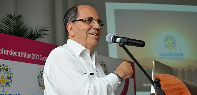 Alcalde de Cali, Ministro de Minas y socios fundadores inauguran el Solar Decathlon