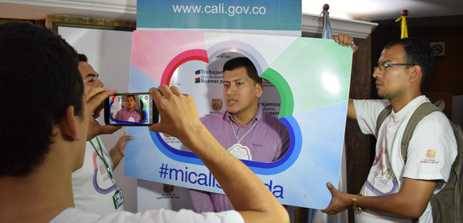 Rueda de prensa de Mi Cali Soada, este  lunes