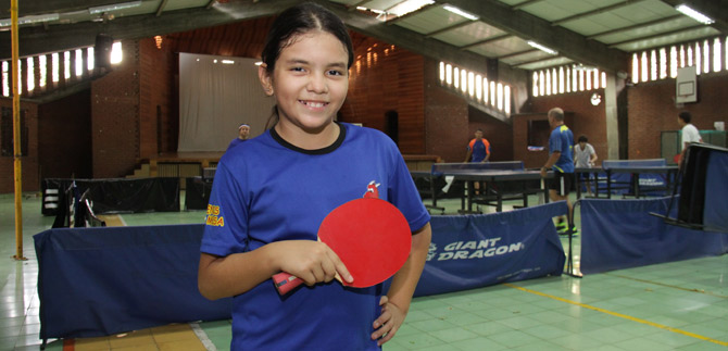 Catalina Ladino, una pequea raqueta que se luce internacionalmente