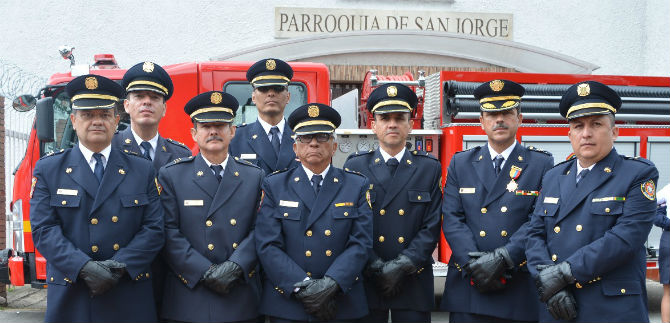 La Administraci�n Municipal felicita a los bomberos de Cali ascendidos en Bogot�