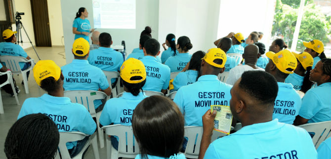 Alcalde de Cali recibe a Gestores de Movilidad