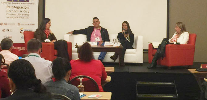En Cumbre de Expertos Internacionales, la Asesora de Paz presenta caso exitoso de reintegracin