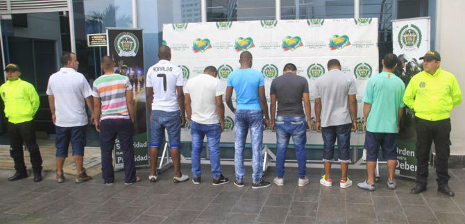 En operativos Polic�a captura a ocho personas relacionadas con el delito de homicidio