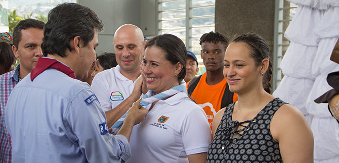 Los Scout y las comunidades de los Territorios TIO son los  anfitriones de Cali  que  promueven  la Cultura Ciudadana en el MIO