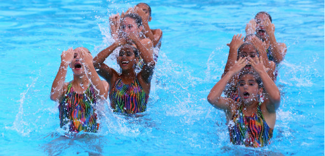 Cali representa a Colombia en Panamericano de Nado Sincronizado en Puerto Rico