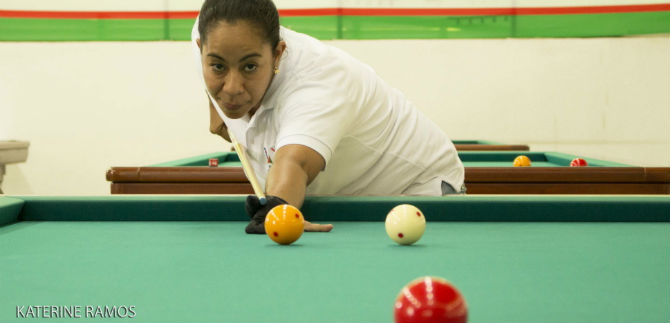 Notable organizacin del torneo de billar en Juegos Municipales, con  deportistas lite de la Liga