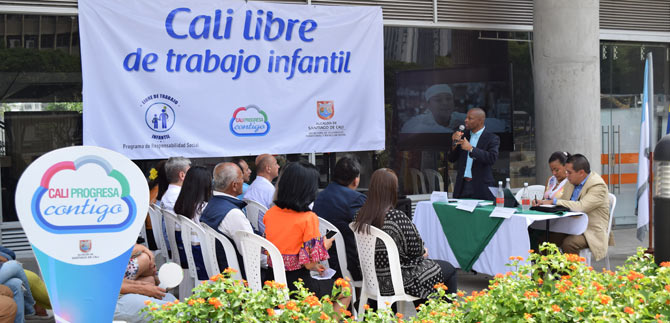 Los nios le dicen No al trabajo infantil en Cali