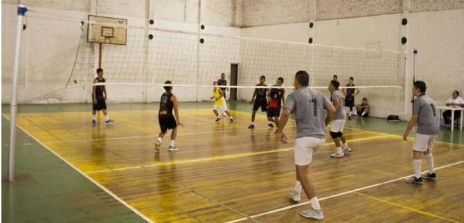 Finales de voleibol masculino en el Chois