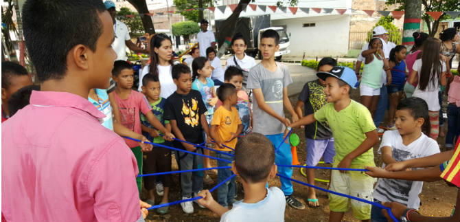 Vive el parque llevar recreacin a los nios de la comuna 18 de Cali