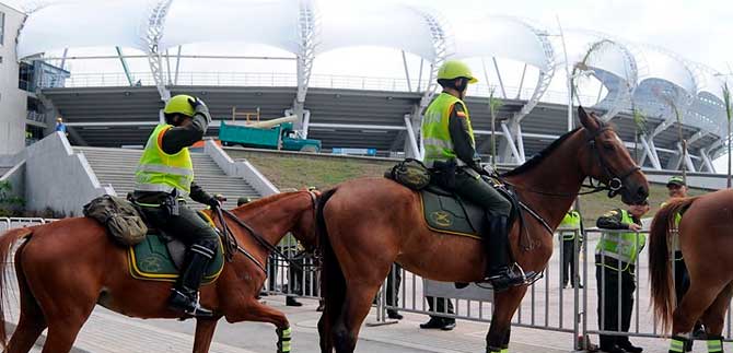 Mil hombres de la Polic�a y PMU: medidas de seguridad para juego del Am�rica de Cali