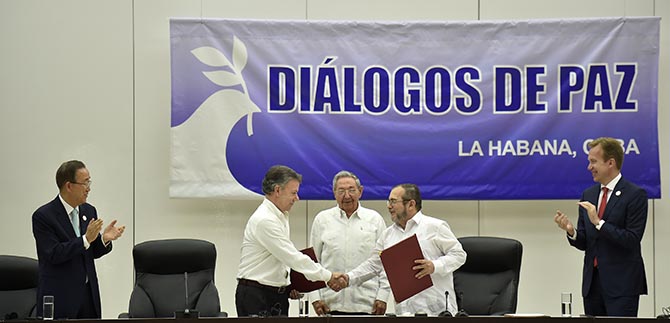 Administraci�n celebra nuevo Acuerdo de paz entre el Gobierno y las Farc