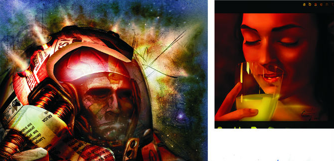 Abierta exposicin de caritografa, Entre Columnas