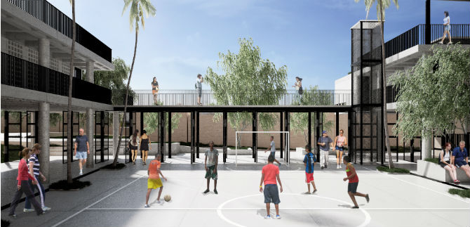 Se socializaron diseos del Centro Cultural de la comuna 20