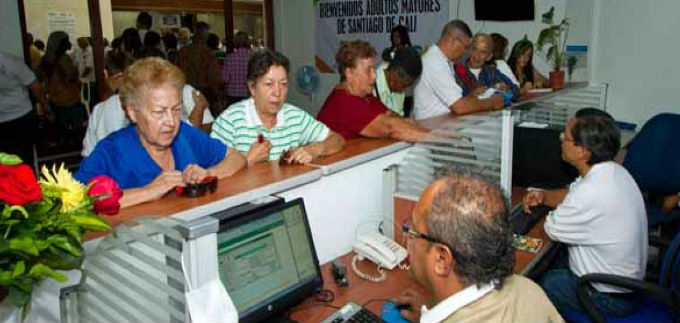 Dan a conocer nuevos  puntos de pago para los adultos mayores subsidiados