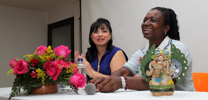 Atleta Janeth Tenorio recibi homenaje como mujer y deportista