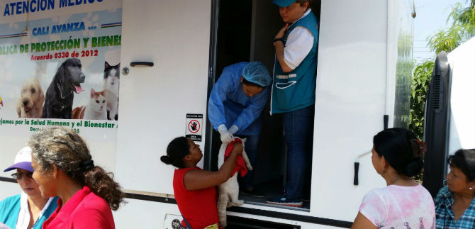 Secretara de Salud realiz jornada integral de animales de compaa, en la comuna 6