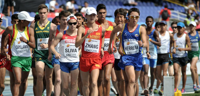 Rusia y China se fueron a toda marcha durante el campeonato mundial de atletismo
