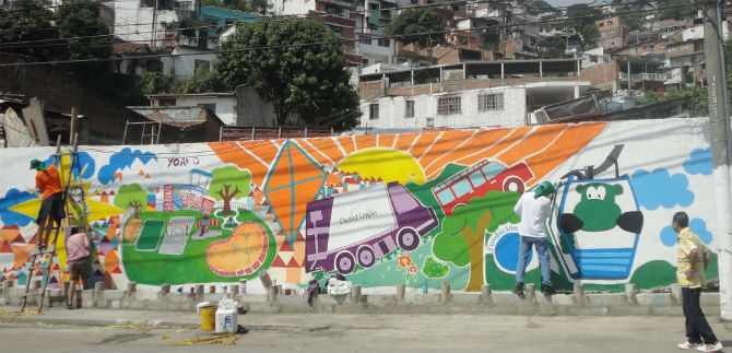 Color y vida: Cali Limpia un regalo para Cali en la comuna 20