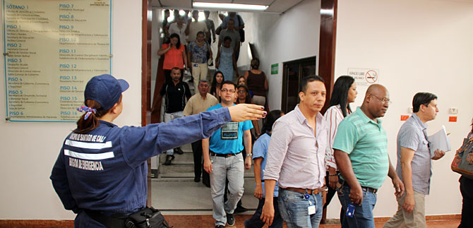 Alcald�a de Cali resalta el buen comportamiento durante el III Simulacro por Sismo