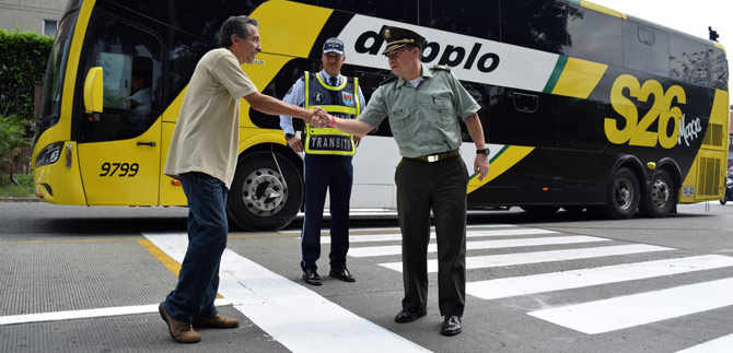 Trnsito particip activamente en la jornada El Ro Vive Contigo