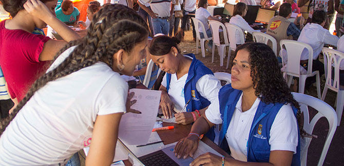 Jornada de afiliacin a EPS subsidiada en la comuna 16