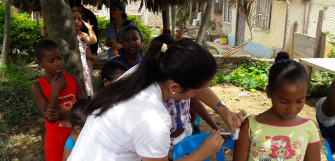 Jornada de salud para los areneros en el Corregimiento El Hormiguero